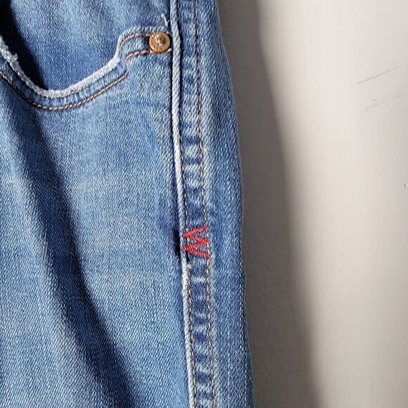 Warp Weft ASE Aspen Pitkin Straight Jeans Women 14/32 Light Wash Denim Eco - Picture 3 of 11